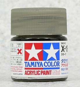 TAMIYA 壓克力系水性漆 10ml 透明煙霧色 X-